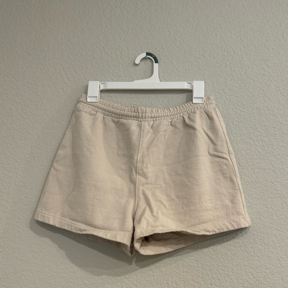 Cream shorts